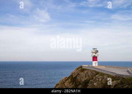 Phare de Cabo Ortegal à la Coruña, Espagne Banque D'Images