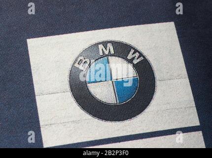 MUENCHEN, ALLEMAGNE - VERS JANVIER 2020: BMW SIGNE Banque D'Images