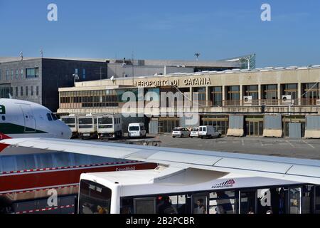 Flughafen, Catania, sicilia, Italie Banque D'Images