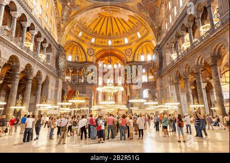 Le musée Sainte-Sophie, Istanbul, Turquie Banque D'Images