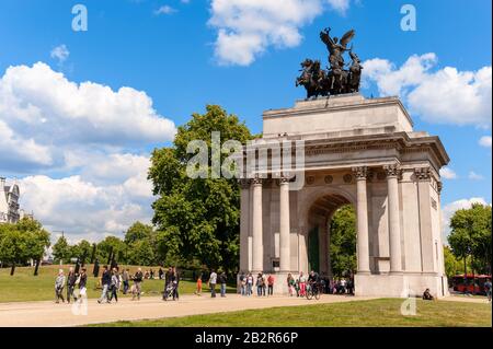 Wellington Arch, London, UK Banque D'Images