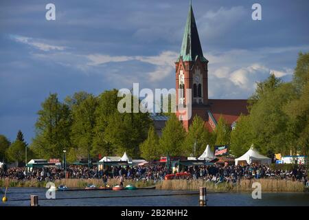 Baumbluetenfest, Werder / Havel, Brandebourg, Deutschland Banque D'Images