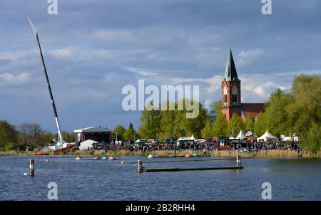 Baumbluetenfest, Werder / Havel, Brandebourg, Deutschland Banque D'Images