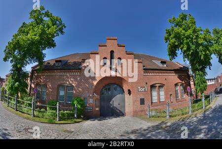 Tor 1, Jutizvollzugsanstalt, Seidelstrasse, Tegel, Reinickendorf, Berlin, Deutschland Banque D'Images