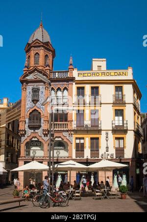 Bâtiment Pedro Roldan, Séville, Espagne Banque D'Images