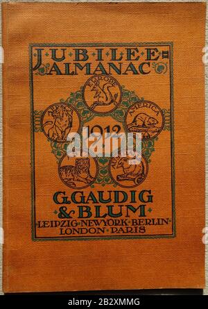 Gaudig & Blum, Leipzig, 1912 Jubilee Almanac (01). Banque D'Images