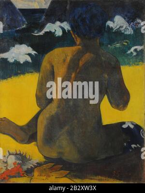 Gauguin, Paul - Vahine no te miti (femme A la mer) (Mujer del mar). Banque D'Images