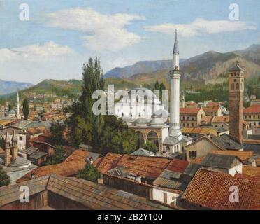 Mosquée Gazi Husrev Beg Sarajevo 2008 Nyr 01984 0090 . Banque D'Images