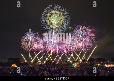 Tsuchiura Tous les feux du Japon au Japon Banque D'Images