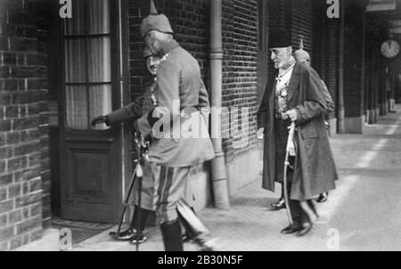 Général Ludendorff Et Talaat Pasha. Banque D'Images