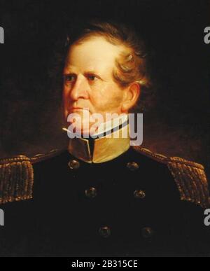 Général-Winfield-Scott-(1786-1866)1835. Banque D'Images