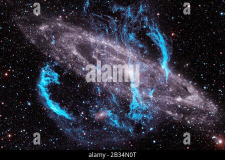 Galaxie des milliers d'années-lumière loin de la Terre. Éléments de cette image fournie par la NASA. Banque D'Images