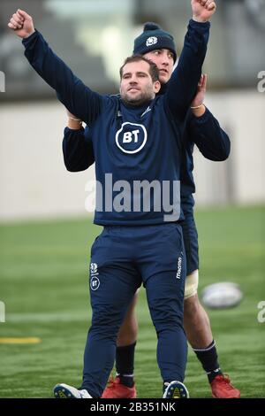 Oriam Sports Performance Center, Riccarton, Édimbourg, Écosse, Royaume-Uni. 4 mars, 20. Guinness Six Nations match contre la France à Murrayfield. Crédit: Eric mccowat/Alay Live News Banque D'Images