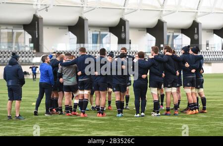 Oriam Sports Performance Center, Riccarton, Édimbourg, Écosse, Royaume-Uni. 4 mars, 20. Guinness Six Nations match contre la France à Murrayfield. Crédit: Eric mccowat/Alay Live News Banque D'Images