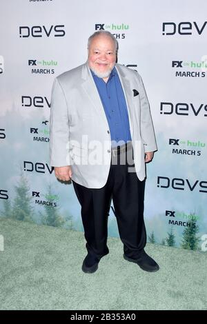 Los Angeles, États-Unis. 02 mars 2020. Stephen McKinley Henderson lors de la première des miniséries FX/Hulu 'devs' aux cinémas ArcLight. Los Angeles, 03/02/2020 | utilisation dans le monde crédit: DPA/Alay Live News Banque D'Images