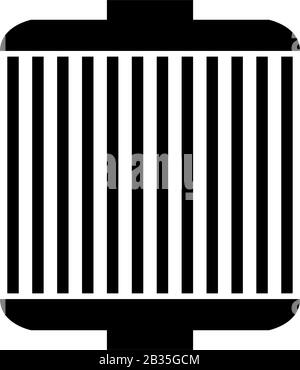 icône de filtre de voiture illustrée dans le vecteur sur fond blanc Illustration de Vecteur