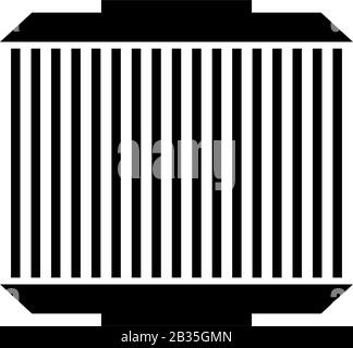 icône de filtre de voiture illustrée dans le vecteur sur fond blanc Illustration de Vecteur