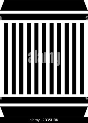 icône de filtre de voiture illustrée dans le vecteur sur fond blanc Illustration de Vecteur