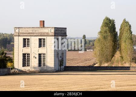 France, Maine-et-Loire, vallée de la Loire classée au patrimoine mondial par l'UNESCO, Mazé, Château de Montgeoffroy (XVIIIe siècle) Banque D'Images