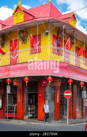 Maurice, Quartier De Port-Louis, Port-Louis, Chinatown Banque D'Images