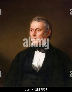 Zachary Taylor (1784–1850), 12ème président des États-Unis, portrait painting de John Vanderlyn, 1850-1852 Banque D'Images