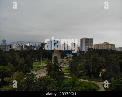 Jésus maria district de la capitale péruvienne Lima, photo prise avec drone Banque D'Images