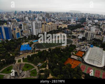 Jésus maria district de la capitale péruvienne Lima, photo prise avec drone Banque D'Images