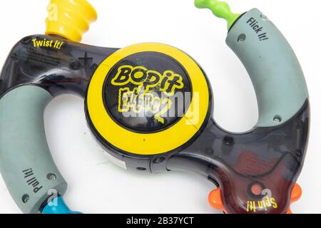 Jeu Rétro Pour Ordinateur De Poche Hasbro Bop It Extreme 2 Banque D'Images