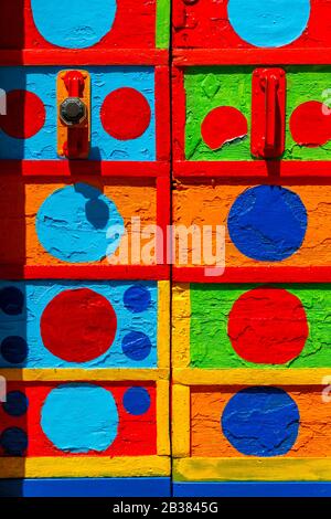 Maison Colorée 'Casa Deo Bepi Sua' Sur L'Île De Burano; Venise, Italie Banque D'Images