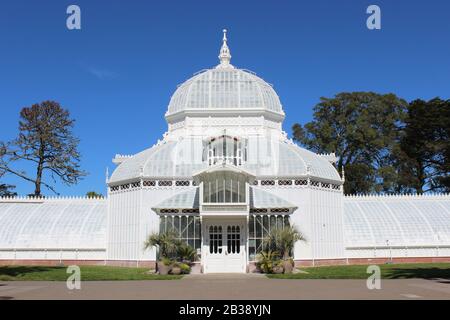 Conservatoire des fleurs, Golden Gate Park, San Francisco, Californie Banque D'Images