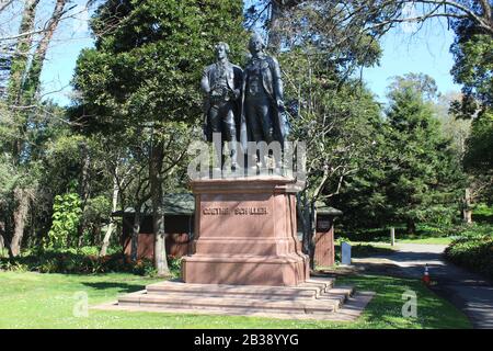 Goethe-Schiller Monument, Golden Gate Park, San Francisco, Californie Banque D'Images