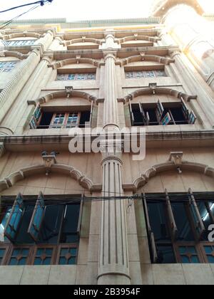 Très vieux bâtiments à Karachi et très historique Banque D'Images