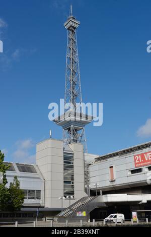 Funkturm, Messedamm, Westend, Charlottenburg, Berlin, Deutschland Banque D'Images