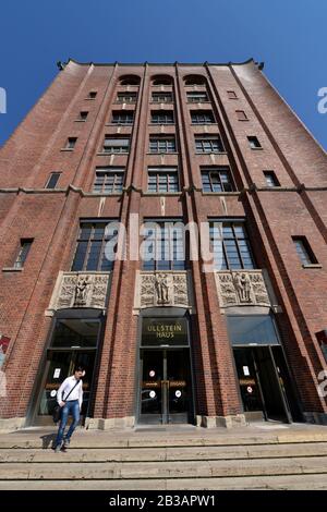 Ullsteinhaus, Ullsteinstrasse, Tempelhof, Berlin, Deutschland Banque D'Images