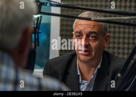 Petit-fils récupéré de la dictature et actuel secrétaire des droits de l'homme de la nation Argentine, Horacio Pietragalla Corti Banque D'Images