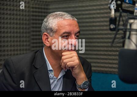 Petit-fils récupéré de la dictature et actuel secrétaire des droits de l'homme de la nation Argentine, Horacio Pietragalla Corti Banque D'Images