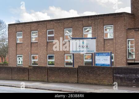 Gare De Police De Wavertree Road, Liverpool. Banque D'Images