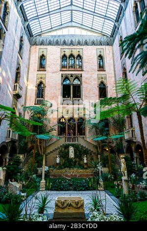 Boston ma USA - vers février 2020 - intérieur du musée Isabella Stewart Gardner Banque D'Images