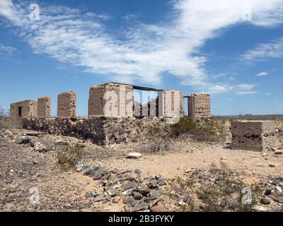 C'est la demeure d'un ancien stage coach s'arrêtent près de la ville abandonnée de Stanwix Arizona le long de la Butterfield trail qui est passé à travers l'Arizona entre Banque D'Images