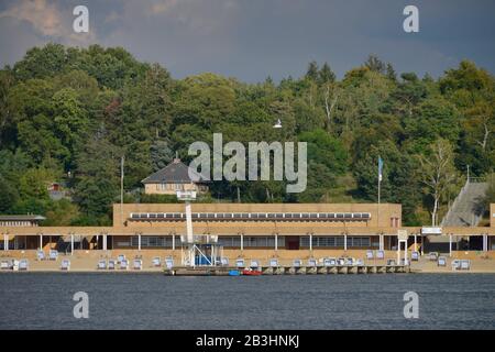 Strandbad Wannsee, Steglitz-Zehlendorf, Berlin, Deutschland Banque D'Images