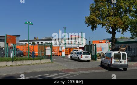 BSR, Recyclinghof Tempelhofer Weg, Schöneberg, Berlin, Deutschland, Tempelhof-Schoeneberg Banque D'Images