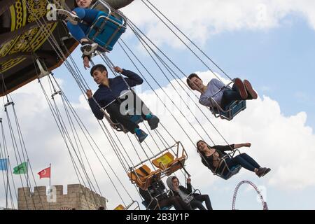 ISTANBUL, TURQUIE - 8 avril , 2017 : Vialand themed entertainment amusement park Banque D'Images