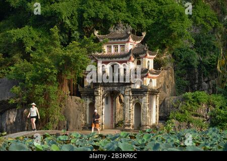 Bich Dong Pagode, Ninh Binh , Vietnam Banque D'Images