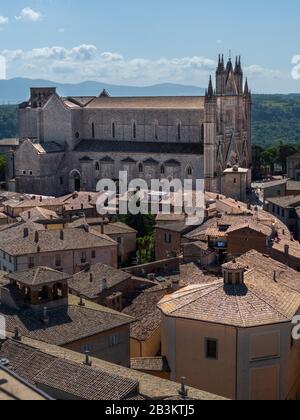 Italie, Ombrie, Orvieto, Cathédrale, Duomo Santa Maria Assunta Banque D'Images