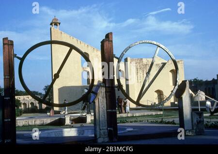 Jantar Mantar Observatoire Astronomique, 1716, Jaipur, Rajastaathan, Inde, Asie Banque D'Images