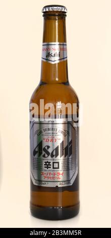 Flasche, Asahi Beer, Japon Banque D'Images