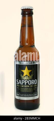 Flasche, Sapporo Beer, Japon Banque D'Images