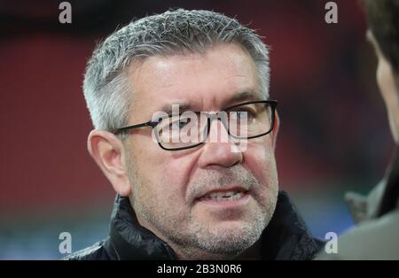 Leverkusen, Allemagne. FIRO: 04.03.2020 Football, 2019/2020 FDB Cup quart de finale Bayer Leverkusen - Union Berlin 3: 1 Urs Fischer, Portrait | usage dans le monde crédit: DPA/Alay Live News Banque D'Images