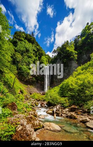 Hirayu Falls, Préfecture De Gifu, Honshu, Japon, Asie Banque D'Images
