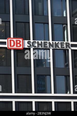 DB Schenker, Kruppstrasse, Essen, Nordrhein-Westfalen, Deutschland Banque D'Images